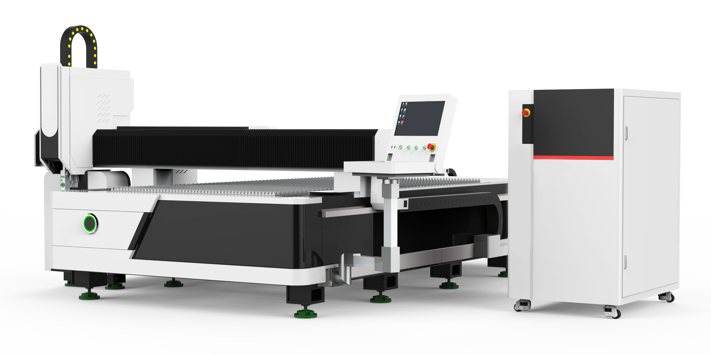 Laser plate cutting machine